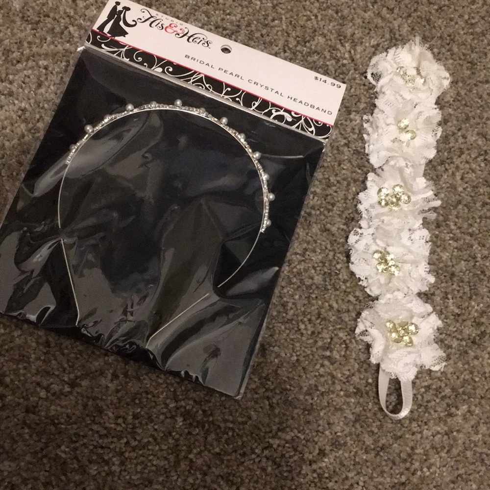 Bridal Themed Headbands(: